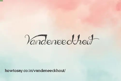 Vandeneeckhout