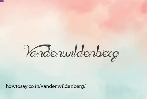 Vandenwildenberg