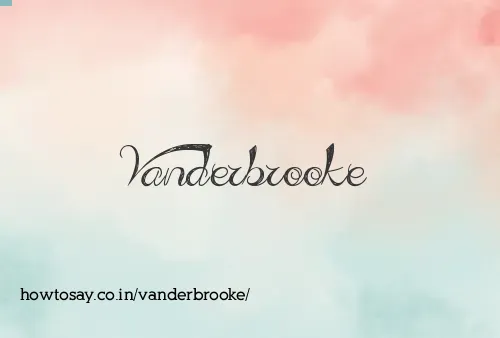 Vanderbrooke