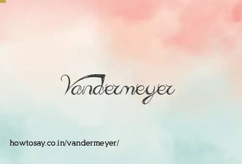 Vandermeyer