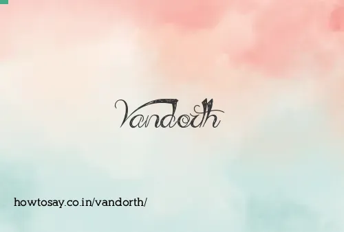 Vandorth