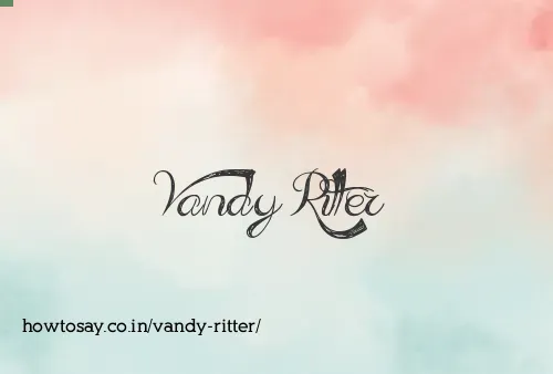 Vandy Ritter
