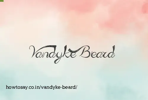 Vandyke Beard