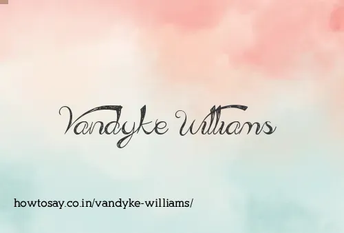 Vandyke Williams