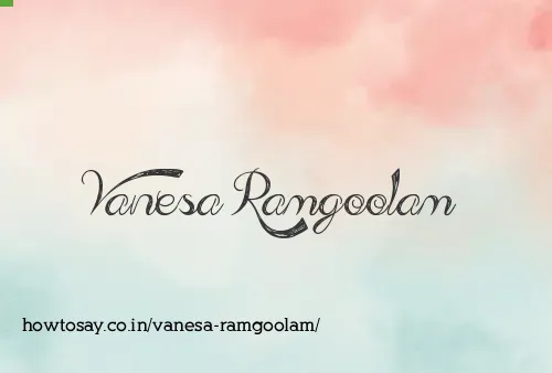 Vanesa Ramgoolam