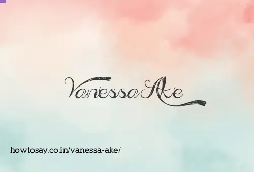 Vanessa Ake