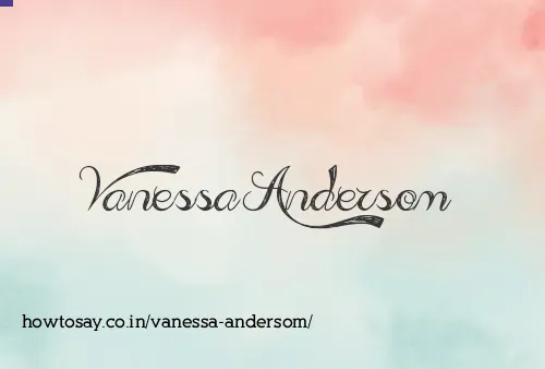 Vanessa Andersom