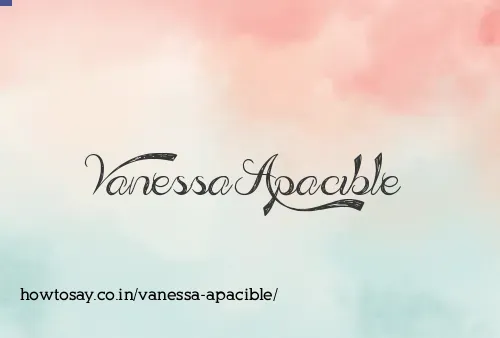 Vanessa Apacible