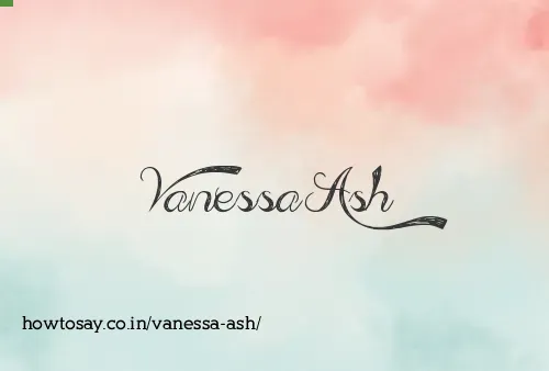 Vanessa Ash