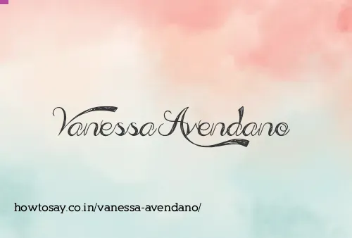Vanessa Avendano
