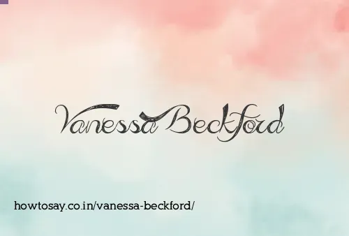 Vanessa Beckford
