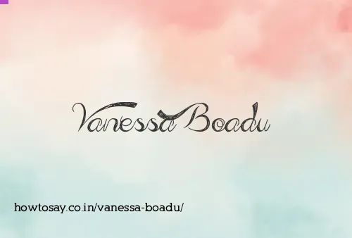 Vanessa Boadu