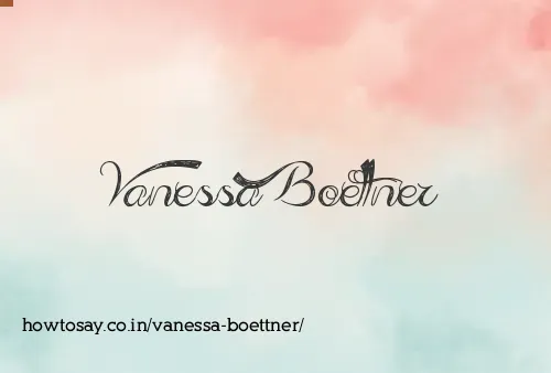 Vanessa Boettner