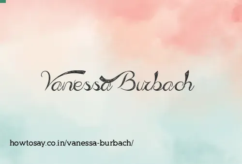 Vanessa Burbach