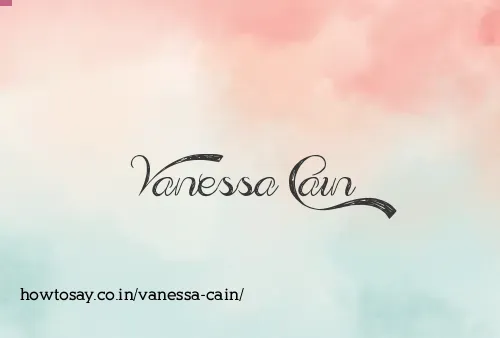 Vanessa Cain