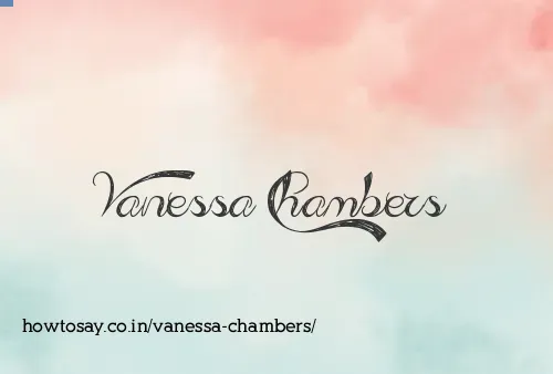 Vanessa Chambers