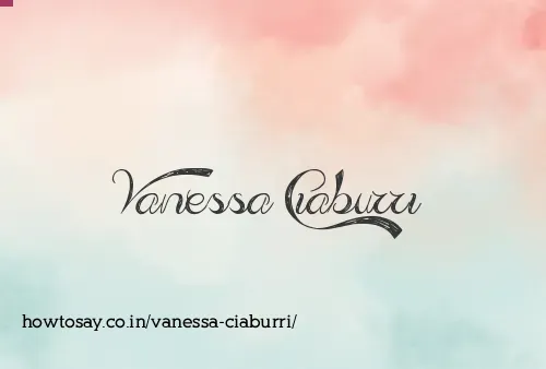 Vanessa Ciaburri