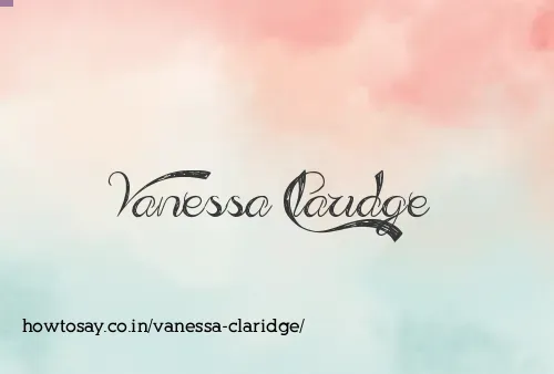 Vanessa Claridge