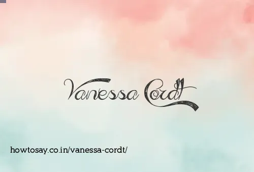 Vanessa Cordt