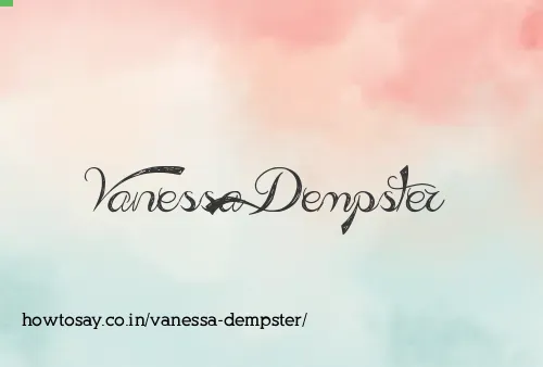 Vanessa Dempster