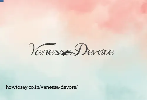 Vanessa Devore