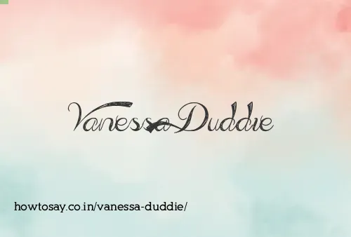 Vanessa Duddie