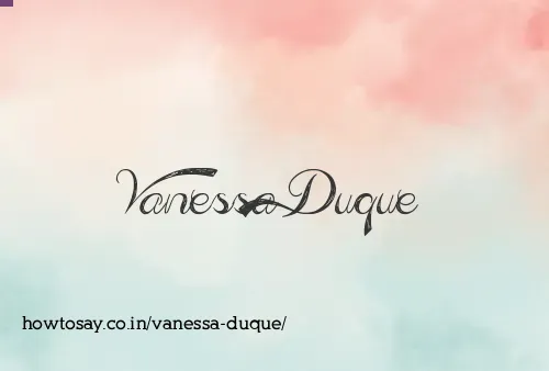 Vanessa Duque