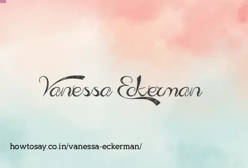 Vanessa Eckerman