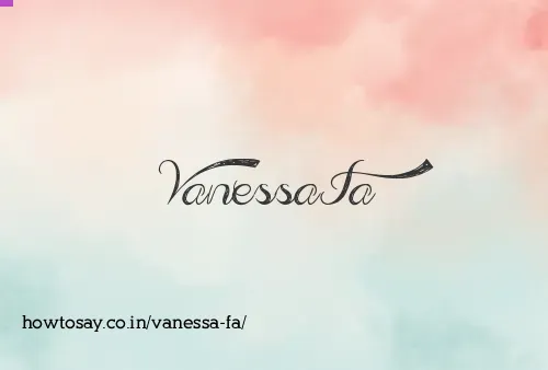 Vanessa Fa