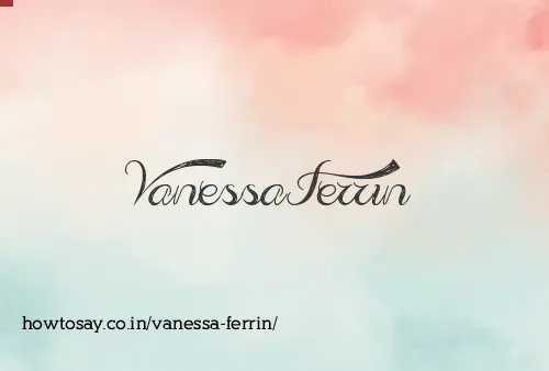 Vanessa Ferrin