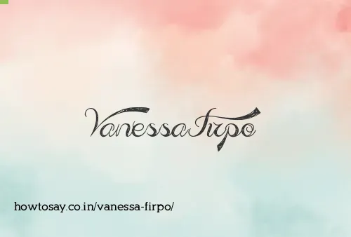 Vanessa Firpo