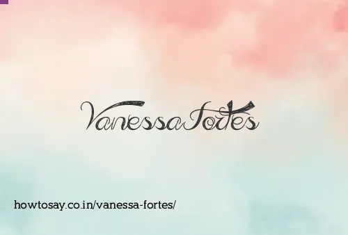 Vanessa Fortes