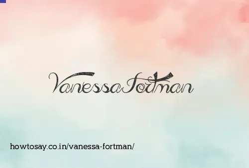 Vanessa Fortman