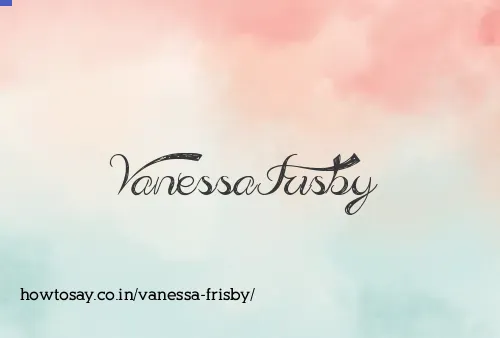 Vanessa Frisby