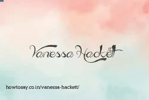 Vanessa Hackett