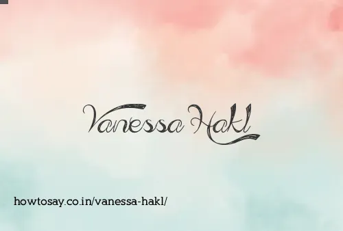 Vanessa Hakl