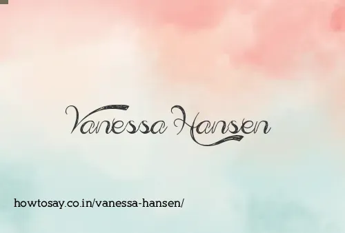 Vanessa Hansen