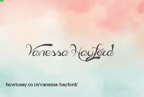 Vanessa Hayford