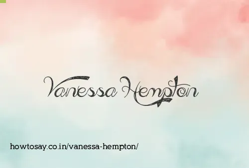 Vanessa Hempton