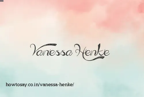 Vanessa Henke