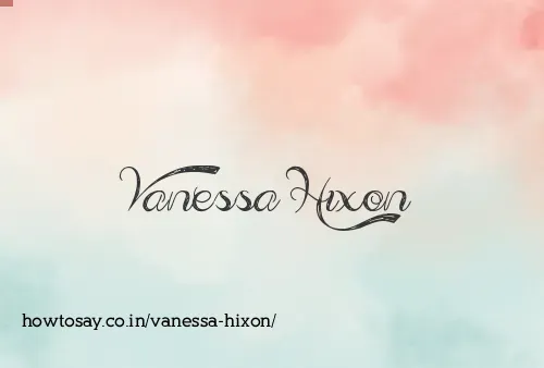 Vanessa Hixon