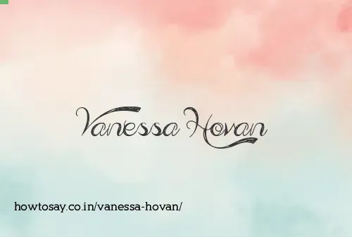 Vanessa Hovan