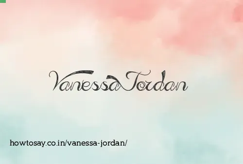 Vanessa Jordan