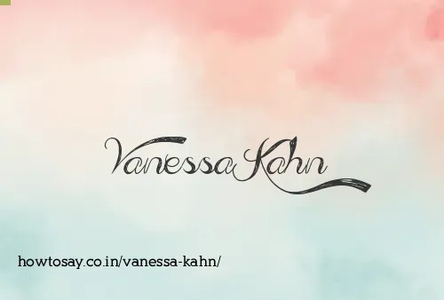 Vanessa Kahn