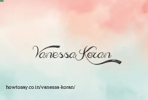 Vanessa Koran