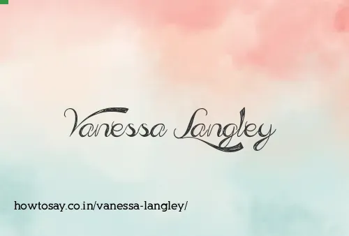 Vanessa Langley