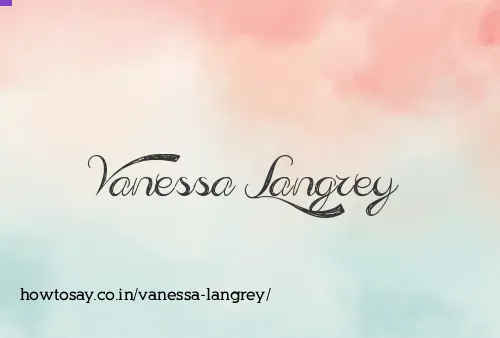 Vanessa Langrey
