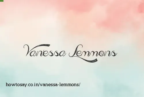 Vanessa Lemmons