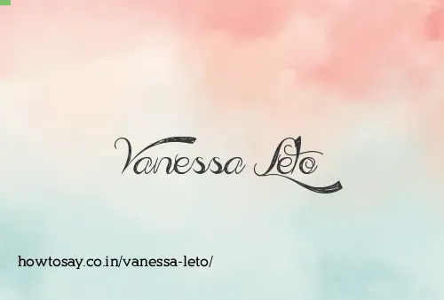 Vanessa Leto