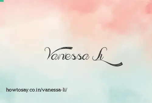 Vanessa Li